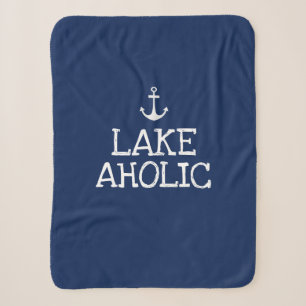 Couverture Sherpa Lakeaholic Funny Lake House Sherpa Blanket