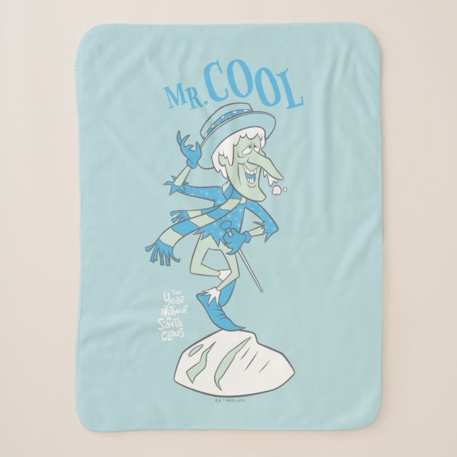Couverture Sherpa L'ANNÉE SANS SANTA CLAUS™ | Monsieur le Cool (Devant)