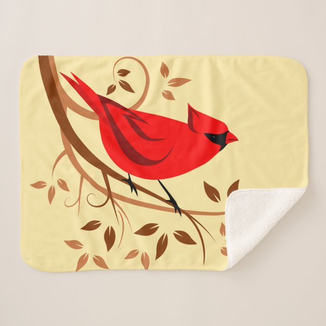 Couverture Sherpa L'art cardinal rouge (Devant (Horizontal))