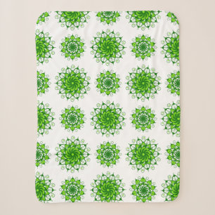 Couverture Sherpa l'art du mandala motif