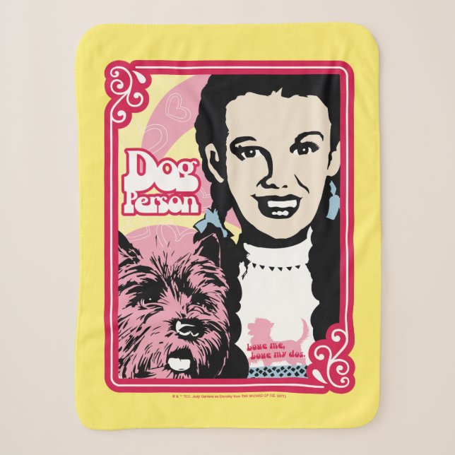 Couverture Sherpa L'Assistant D'Oz™ | Dorothy™ & Toto™ - Personne de (Devant)