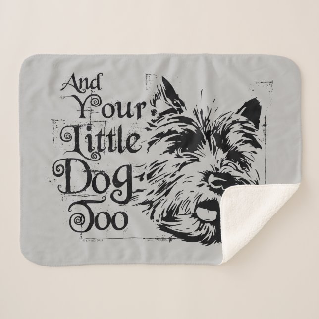 Couverture Sherpa L'Assistant D'Oz™ | Et Ton Petit Chien Aussi (Devant (Horizontal))