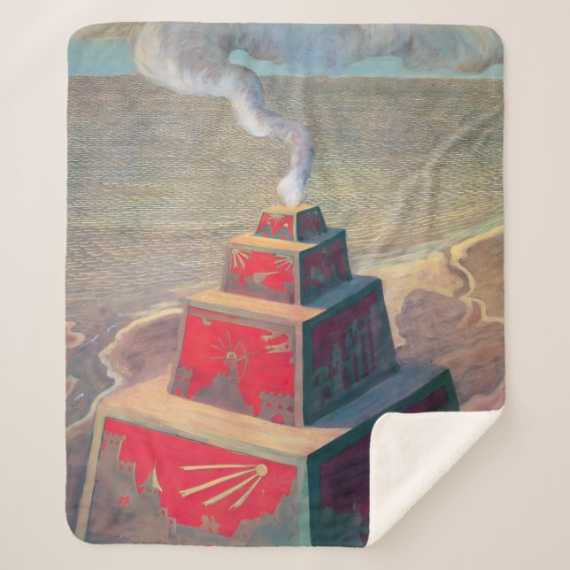 Couverture Sherpa L'Autel | Mikalojus Ciurlionis | (Devant)