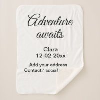 L'aventure commence ajouter nom date année lieu