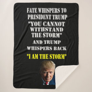 Couverture Sherpa Le DESTIN CHUCHOTE à PRÉSIDENT TRUMP