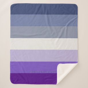 Couverture Sherpa Le drapeau de la fierté lesbienne boucher de Slipp