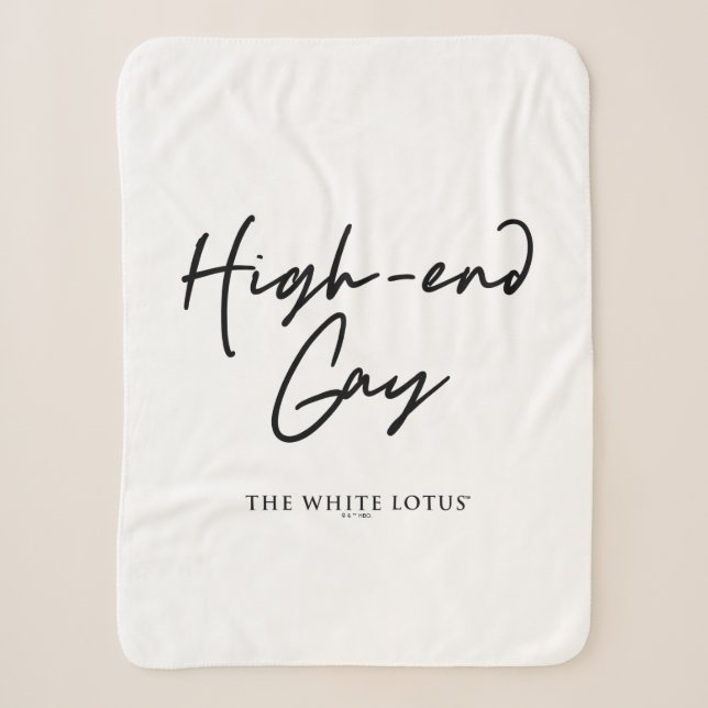 Couverture Sherpa Le Gay Haut De Gamme - Le Lotus Blanc (Devant)