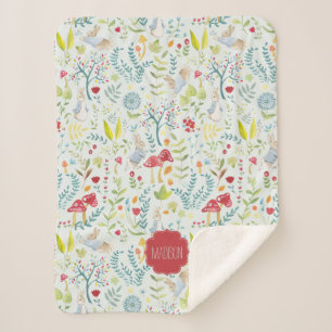 Couverture Sherpa Le lapin de Peter a enchanté le motif