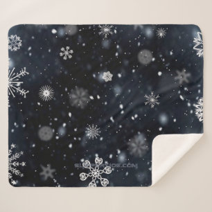 Couverture Sherpa Le Noël de SlipperyJoe, hiver magique paisible à