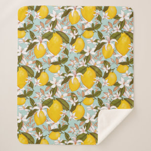 Couverture Sherpa Lemons Sherpa Blanket