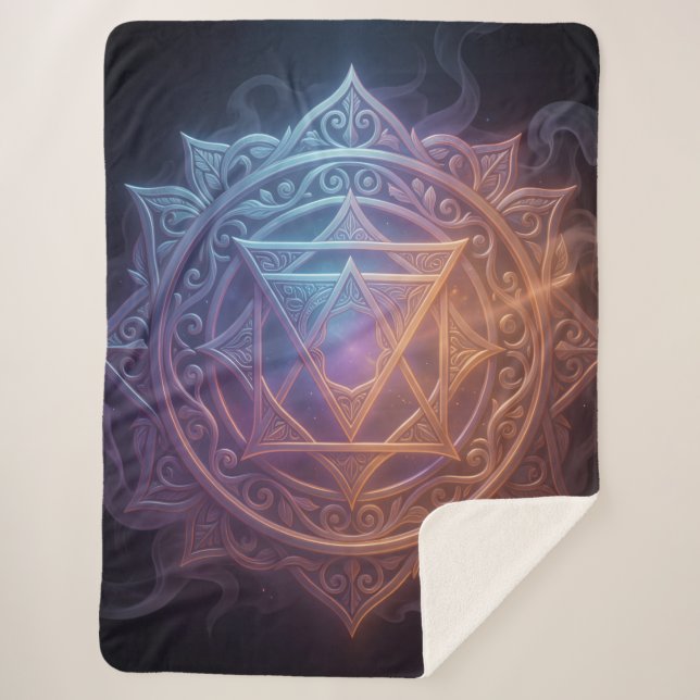 Couverture Sherpa Les 7 Chakras´1 (Devant)