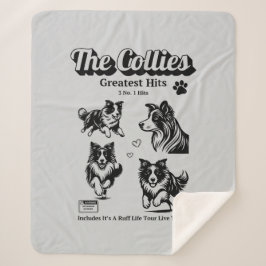 Couverture Sherpa Les Collies aiment les chiens collies album Sherpa