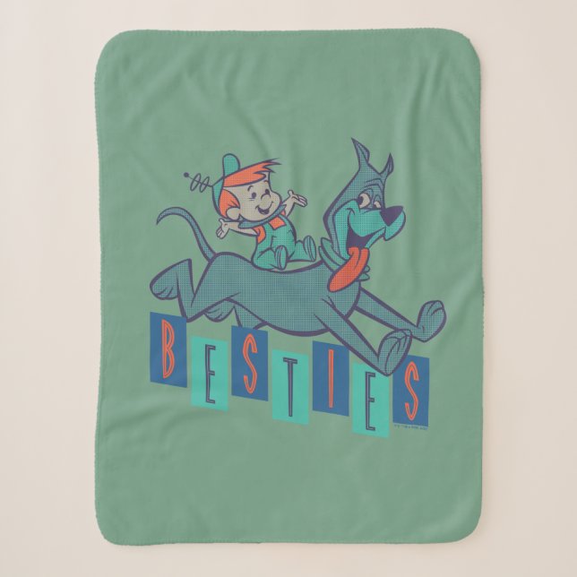 Couverture Sherpa Les Jetsons | Elroy & Astro Besties (Devant)