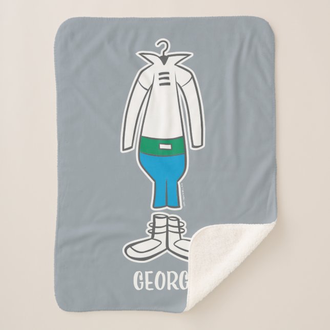 Couverture Sherpa Les Jetsons | Le costume de George (Devant)