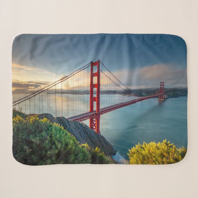 Couverture Sherpa Les monuments | Golden Gate San Francisco (Devant (Horizontal))