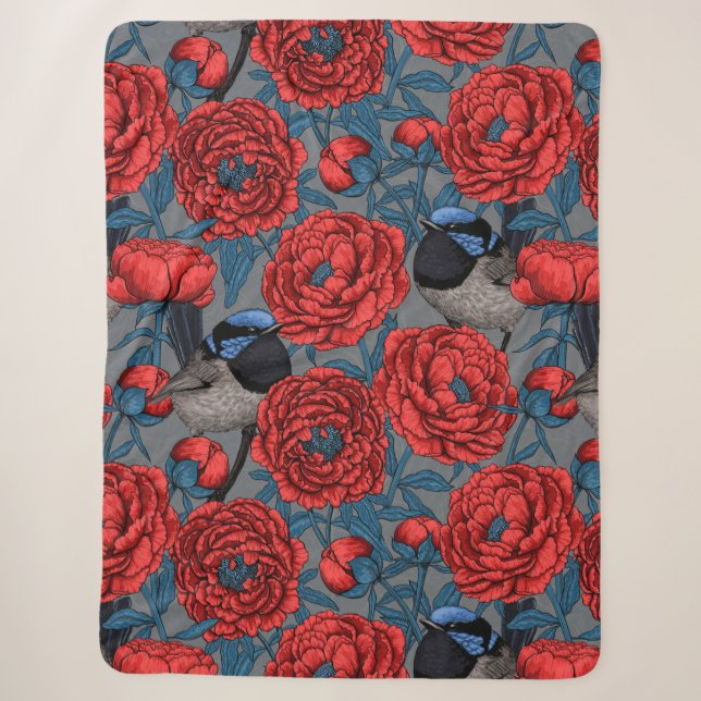 Couverture Sherpa Les pivoines et les brunes (Devant)