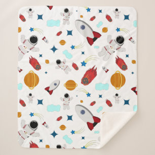 Couverture Sherpa L'espace extra-atmosphérique pour enfants et Moti