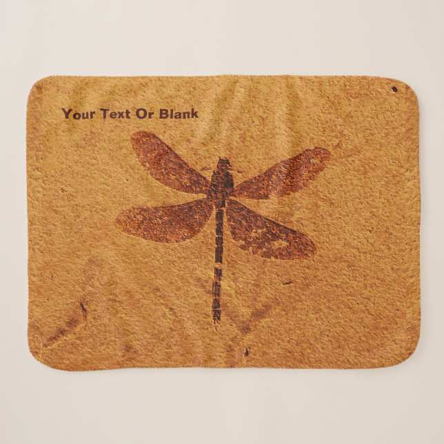 Couverture Sherpa Libellule fossile (Devant (Horizontal))