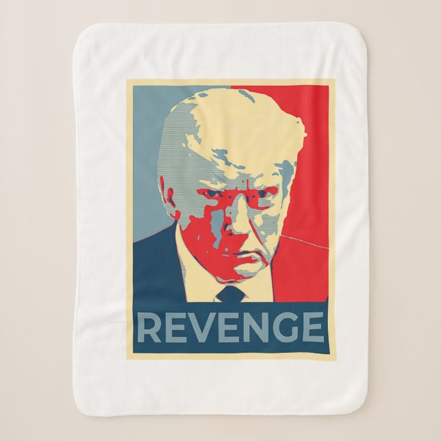 Couverture Sherpa Libérez Donald Trump mug tiré vengeance républicai (Devant)