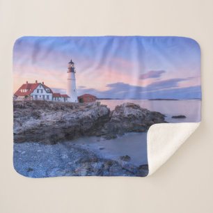 Couverture Sherpa Lighthouses Cape Elizabeth, Maine