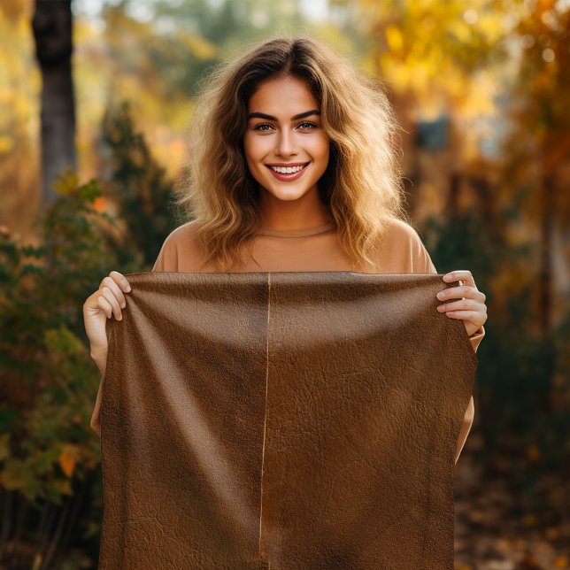 Couverture Sherpa Ligne Tan en daim Look en cuir Motif sans couture (Créateur téléchargé)