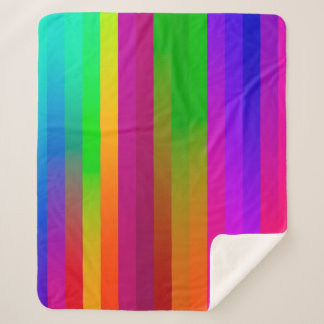 Couverture Sherpa lignes verticales parallèles simples arrière - pla