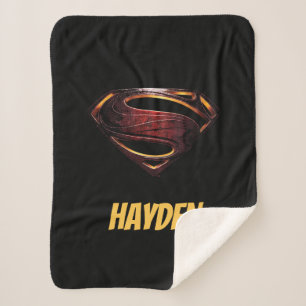 Couverture Sherpa Ligue de Justice Symbole de superman métallique