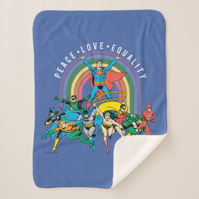 Couverture Sherpa Ligue de la Justice - Paix, Amour, Égalité (Devant)