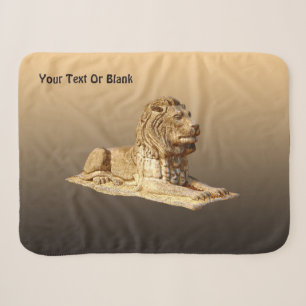 Couverture Sherpa Lion de pierre