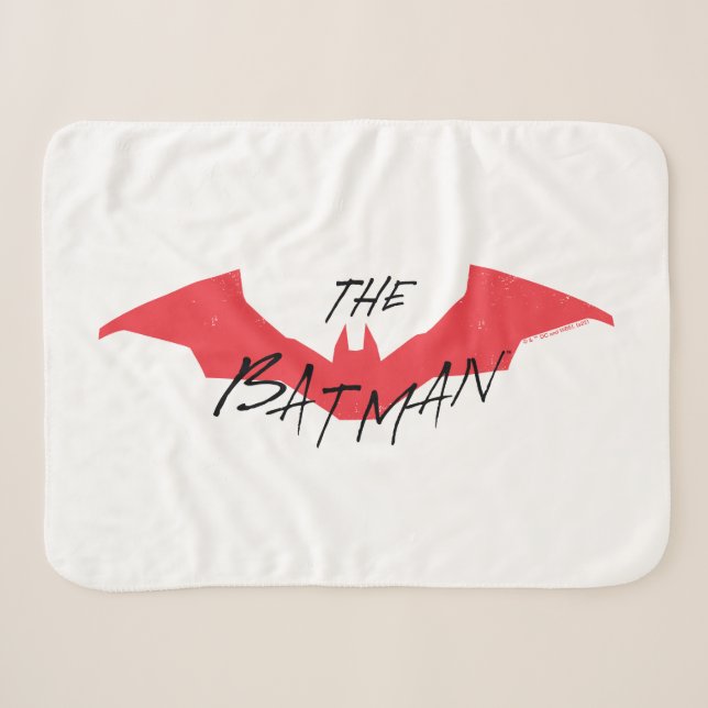 Couverture Sherpa Logo Batman manuscrit de chaume (Devant (Horizontal))