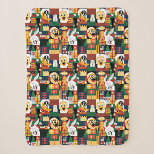Couverture Sherpa LOONEY TUNES™Motif de blocs de vacances