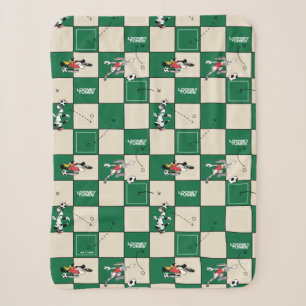 Couverture Sherpa LOONEY TUNES™ motif grille de football