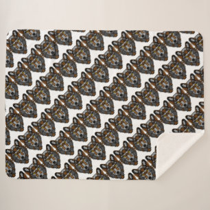 Couverture Sherpa Loups