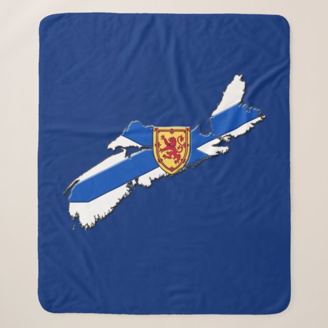 Couverture Sherpa Love East coast Nova Scotia Sherpa Blanket (Devant)