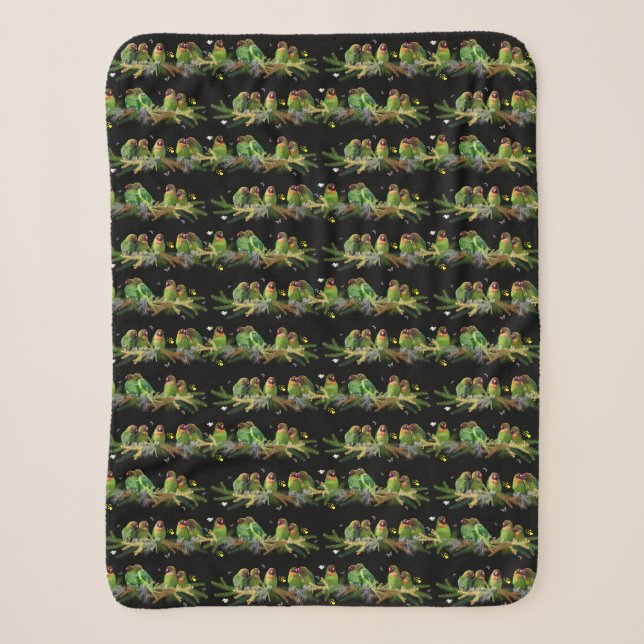 Couverture Sherpa Lovebird Rainfly Sherpa Blanket (Devant)