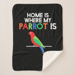 Couverture Sherpa Ma Maison Est Là Où Est Mon Parrot