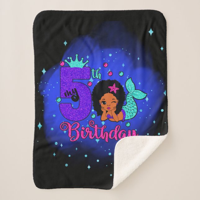 Couverture Sherpa Ma sirène du 5e anniversaire (Devant)