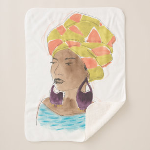 Couverture Sherpa Madame forte et belle