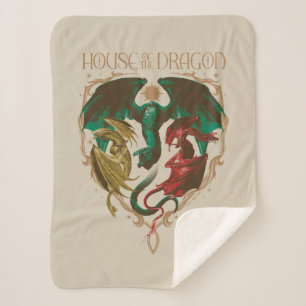 Couverture Sherpa Maison du Dragon   Bouclier dragon