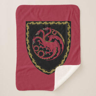 Couverture Sherpa MAISON DU DRAGON   Maison Targaryen Crest