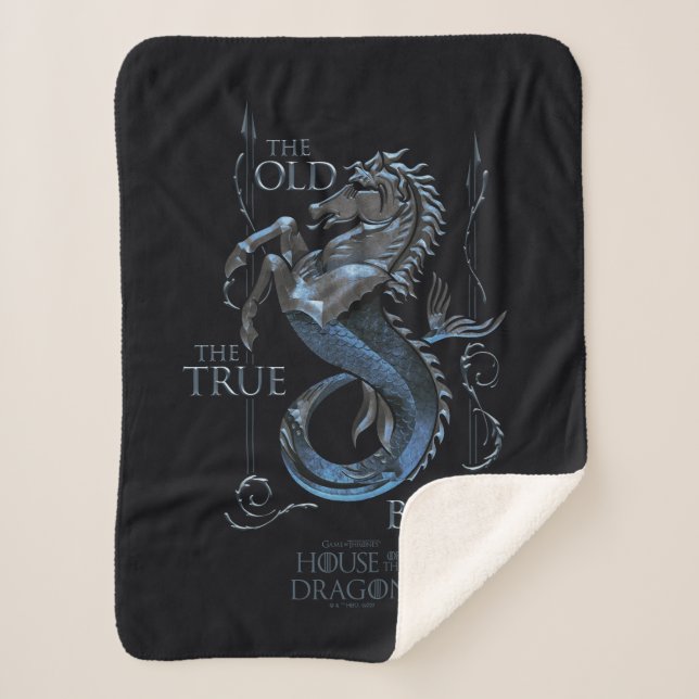 Couverture Sherpa MAISON DU DRAGON | Maison Velaryon Sigil (Devant)