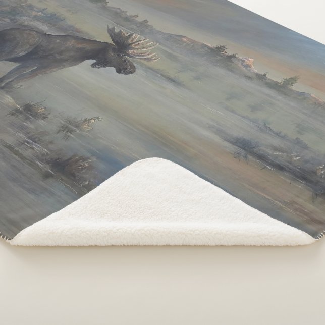 Couverture Sherpa Majestic Moose (3/4)