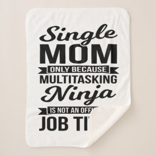 Couverture Sherpa Maman célibataire multitâche Ninja