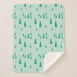 Couverture Sherpa Manta Sherpa con diseño navideño.