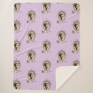 Couverture Sherpa Marie Curie - Lavendar