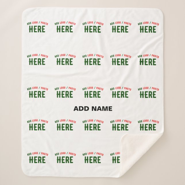 COUVERTURE SHERPA MARQUE BLANCHE MODERNE ET PERSONNALISABLE VÉRIFIÉE (Devant)