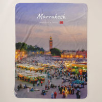 Marrakech, Maroc - Place Jemaa el Fnaa