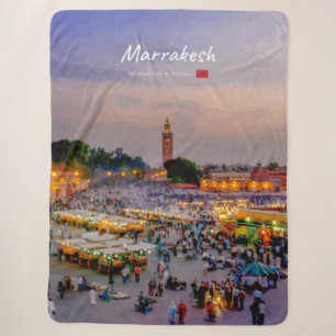 Couverture Sherpa Marrakech, Maroc - Place Jemaa el Fnaa