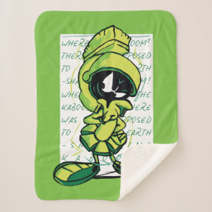 Couverture Sherpa MARVIN THE MARTIAN™ - Croquis