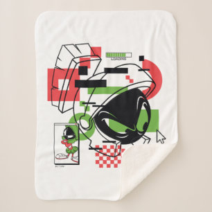 Couverture Sherpa MARVIN THE MARTIAN™ Glitch